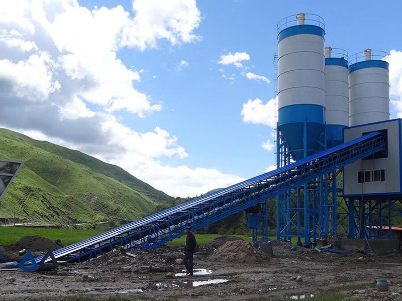 HZS120 Stationary Concrete Batching Plant