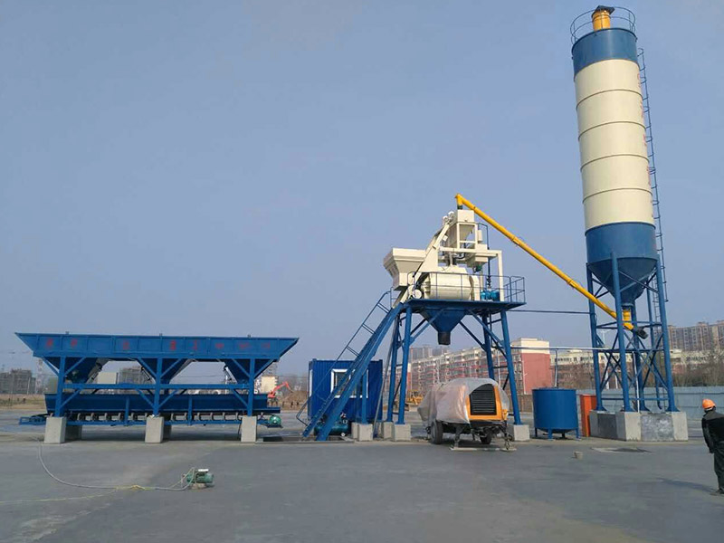 HZS50 Stationary Concrete Batching Plant