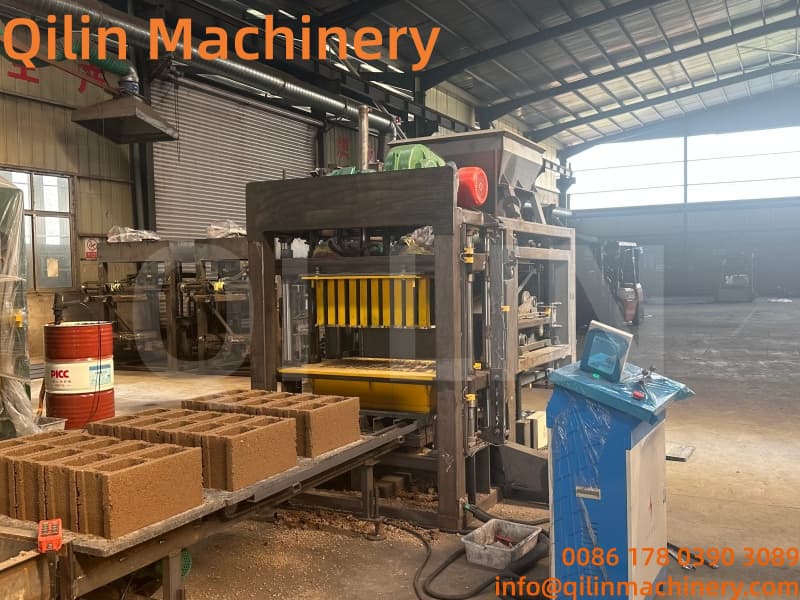QTJ4-25 Block Making Machine to Africa