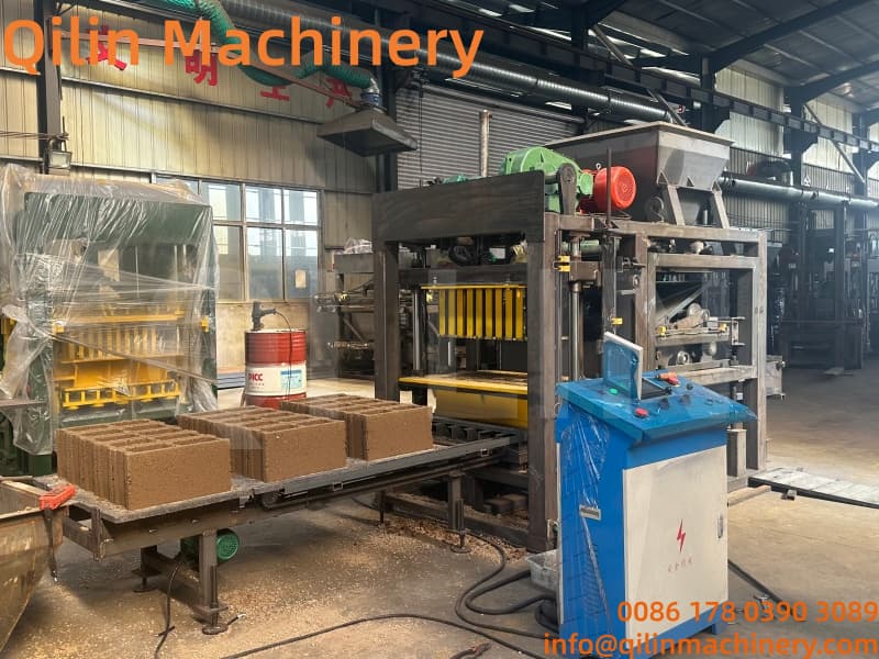 QTJ4-25 Block Making Machine to Africa